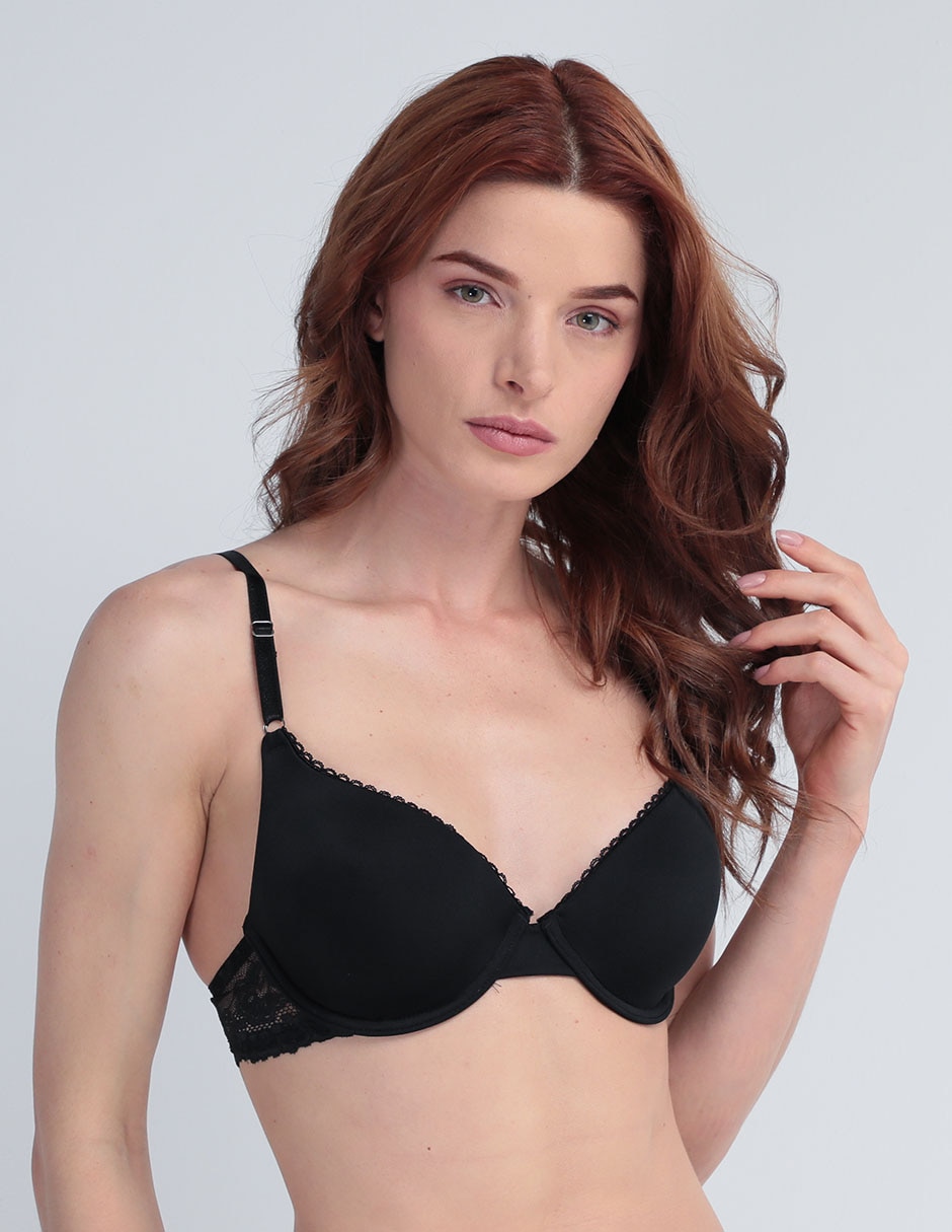 Brassiere demi con copa para mujer 6