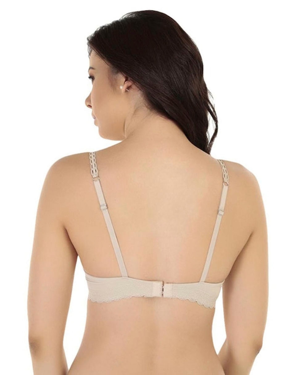 Brassiere demi con copa para mujer 7