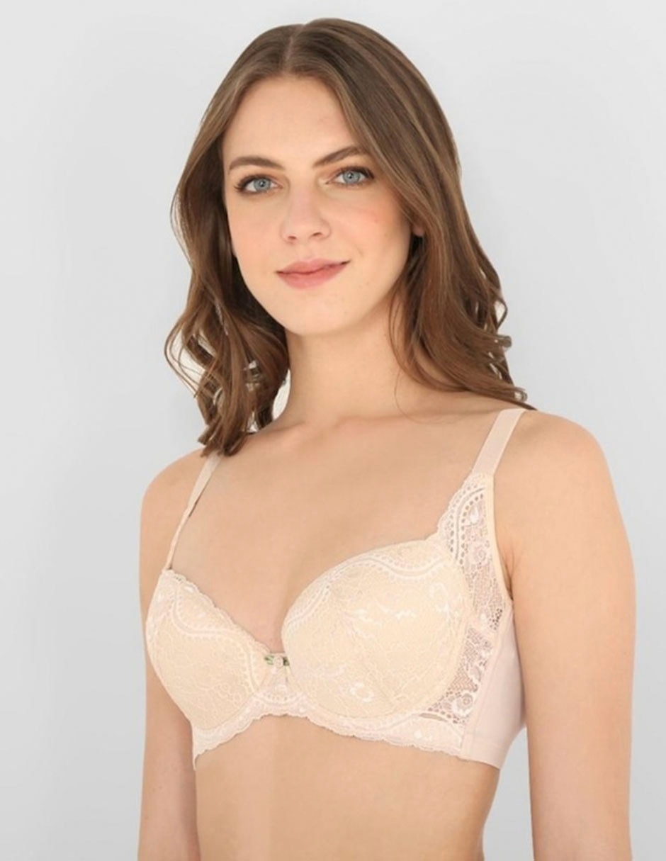 Brassiere demi copa preformada para mujer 5