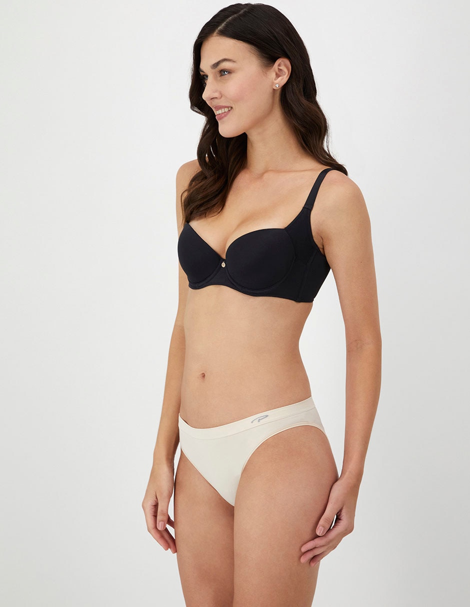 Brassiere demi copa preformada para mujer 5