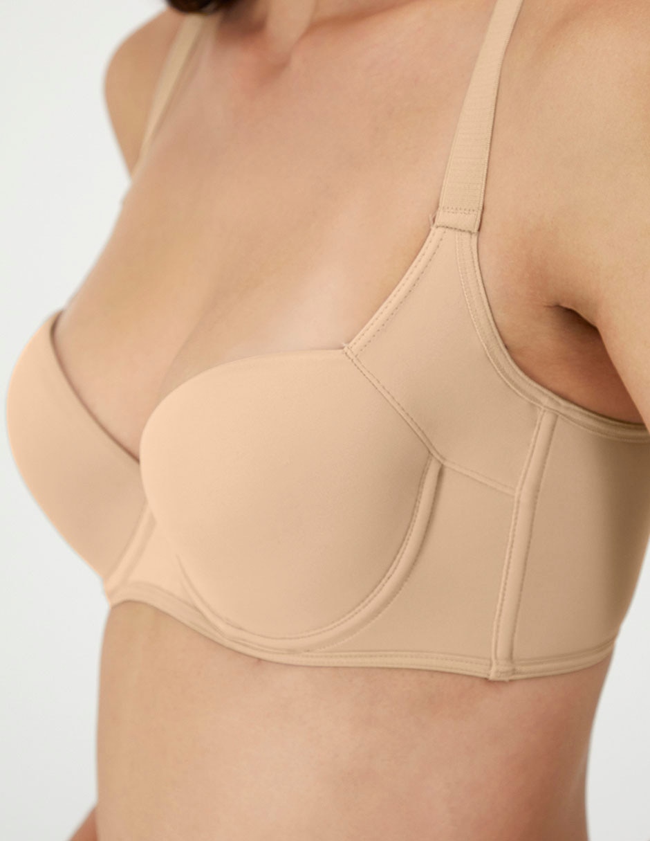Brassiere demi con copa para mujer 7