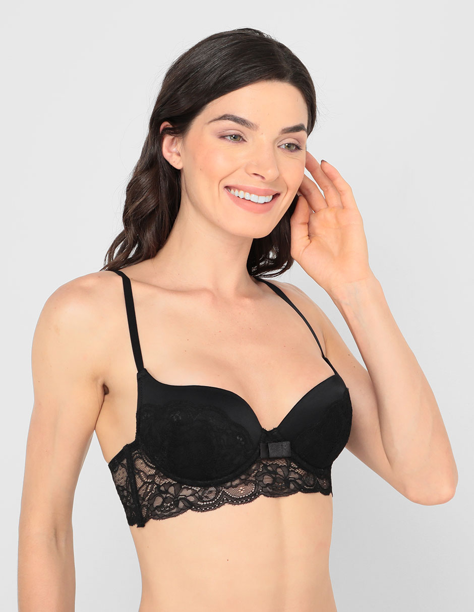 Brassiere demi con encaje 6