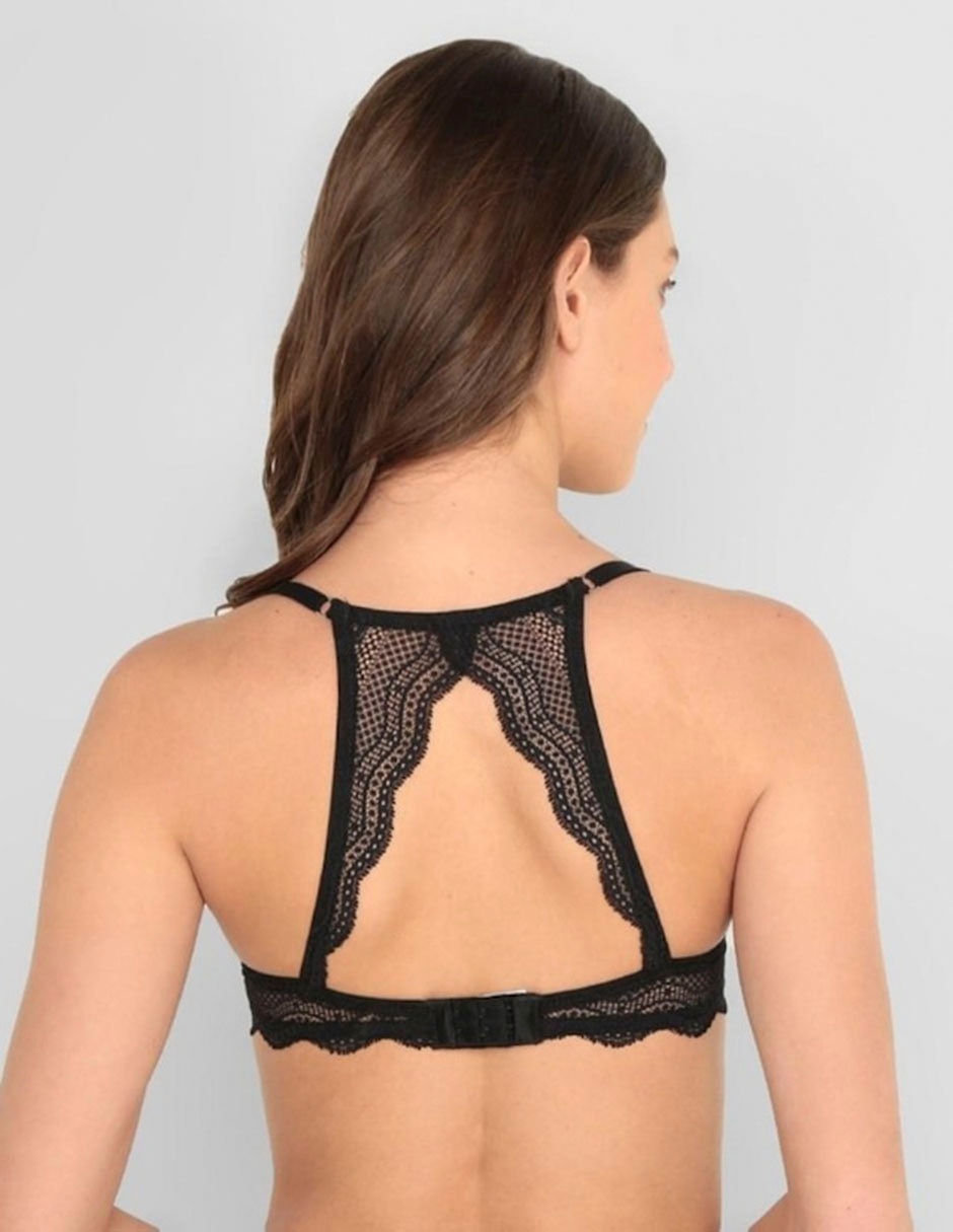 Brassiere plunge copa preformada para mujer 6