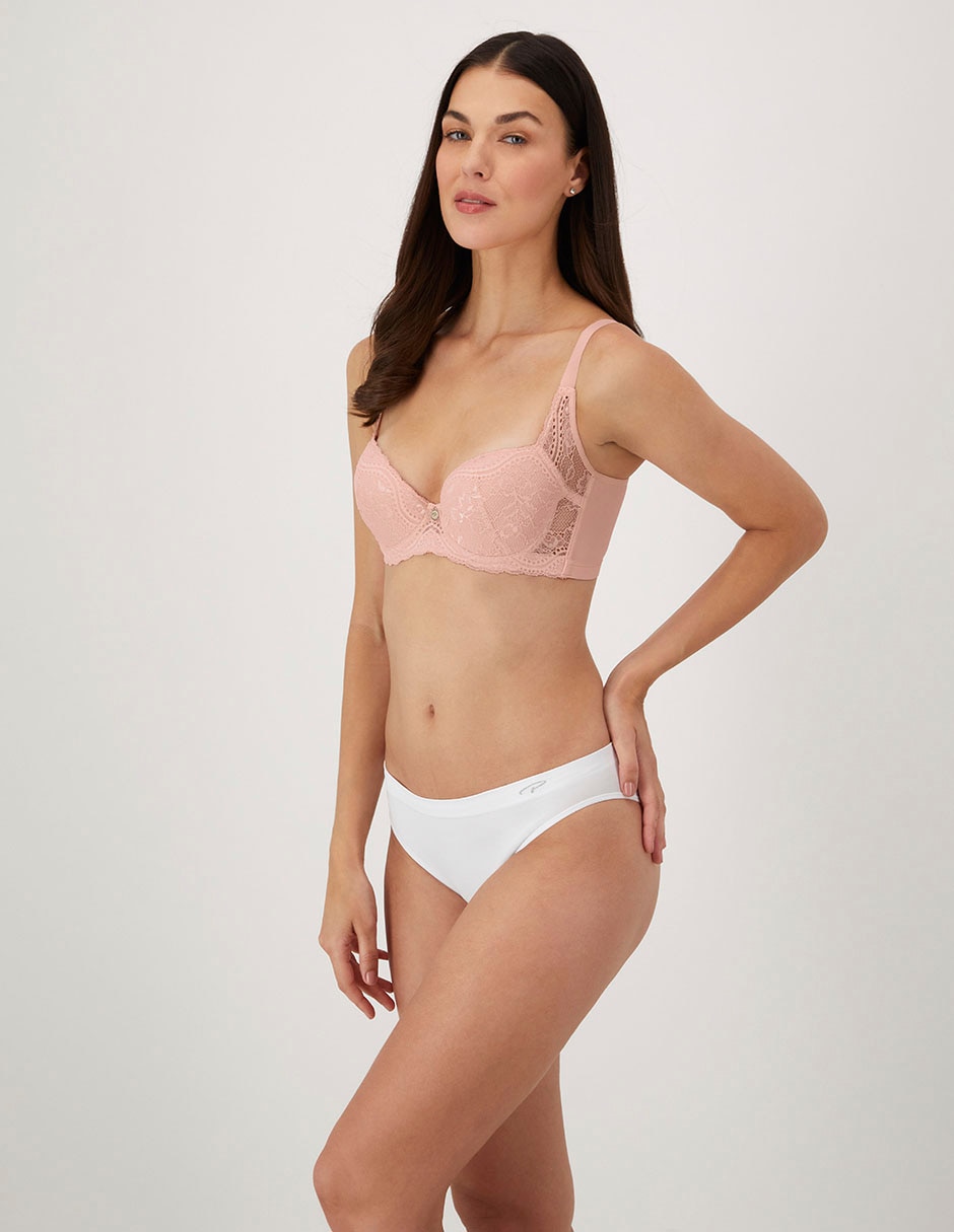 Brassiere demi con copa para mujer 5