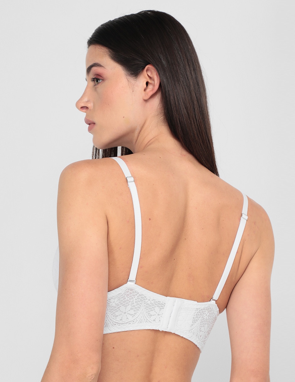 Brassiere demi con copa para mujer 6