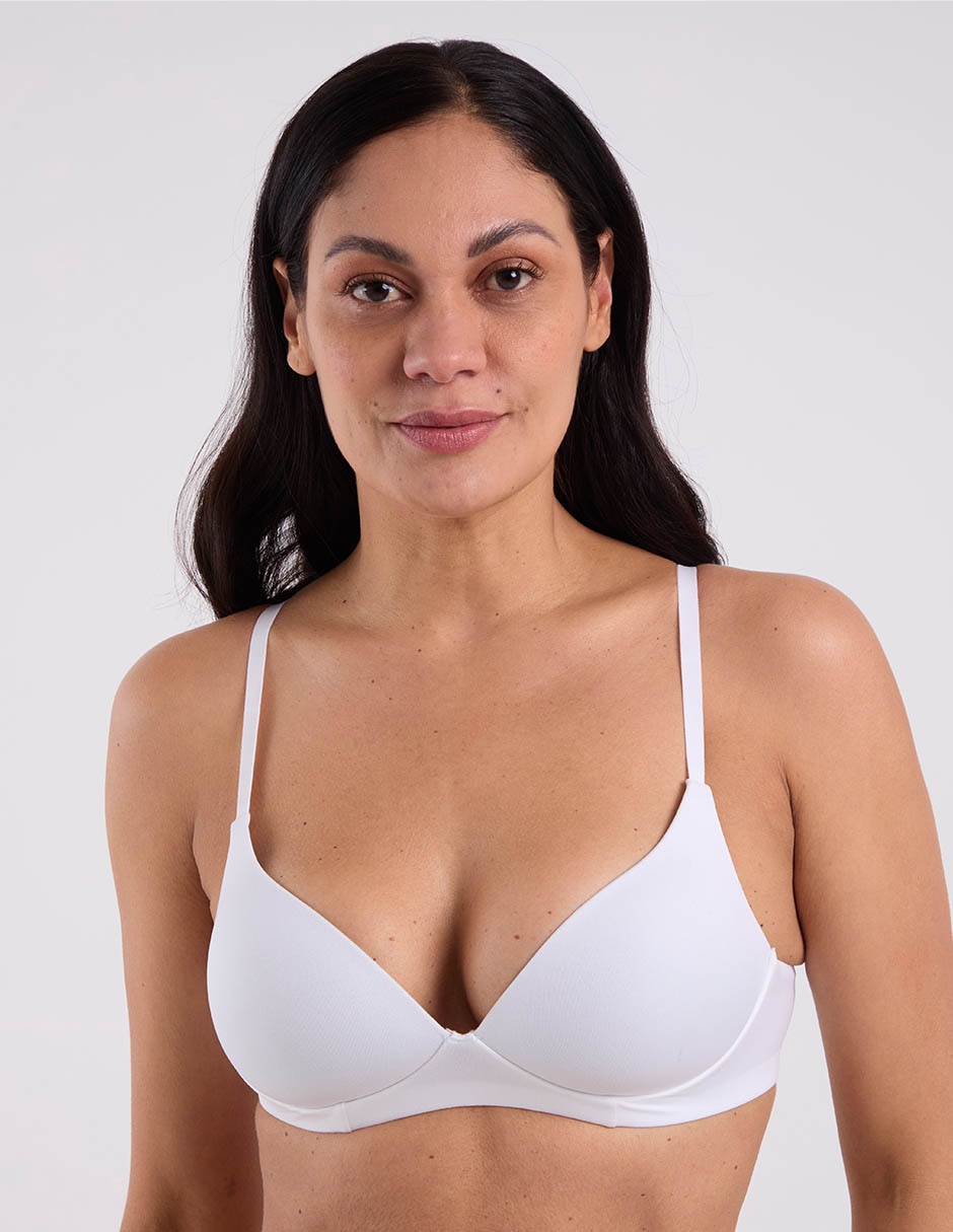 Brassiere demi copa preformada para mujer