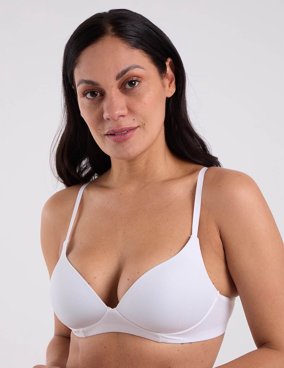 Brassiere demi copa preformada para mujer 5
