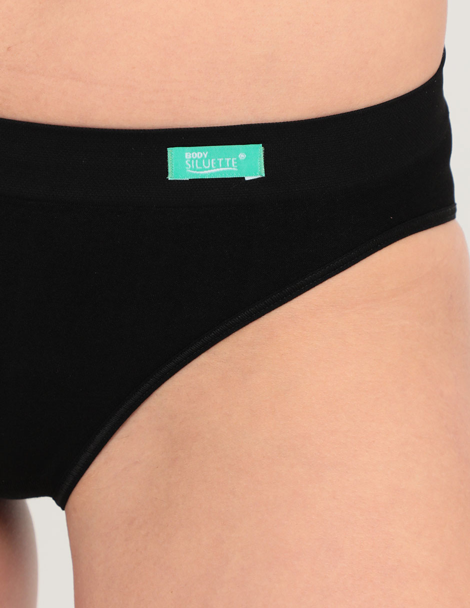 BIKINI CANON, CH, NEGRO LISO CLÁSICO 44