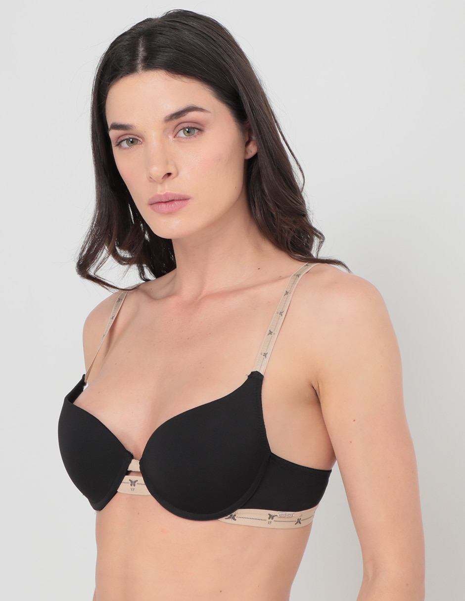 Brassiere demi con copa para mujer 2
