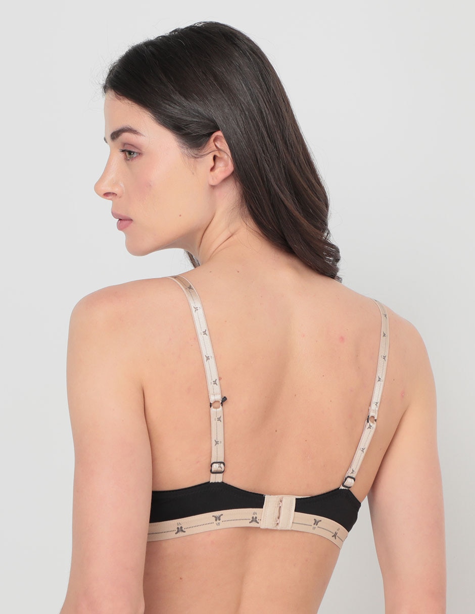 Brassiere demi con copa para mujer 3