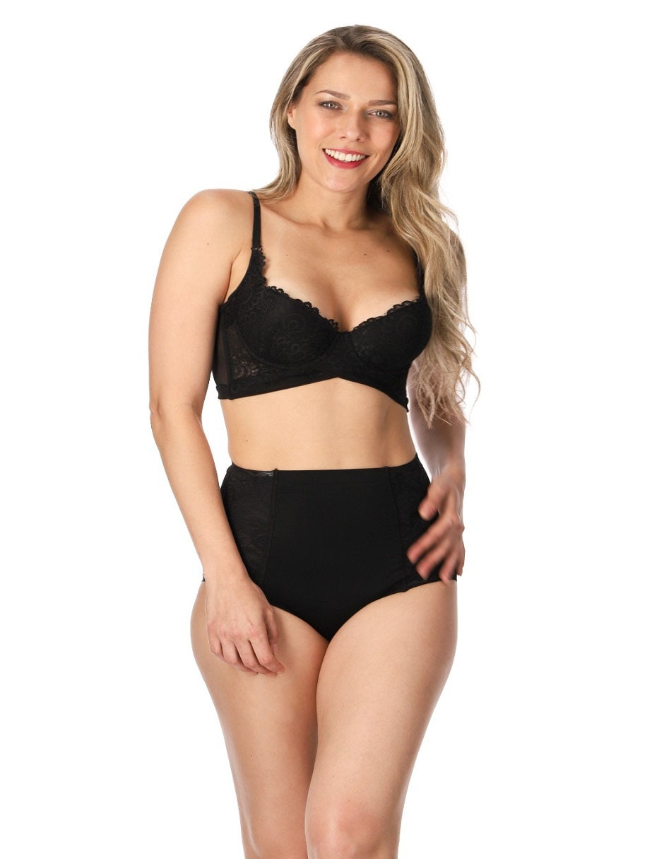 Faja tipo panty con compresión media para mujer