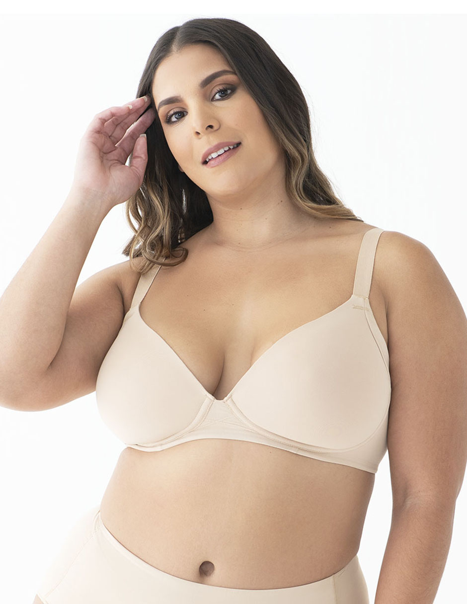 Brassiere demi con copa preformada para mujer Brassiere demi con copa preformada para mujer