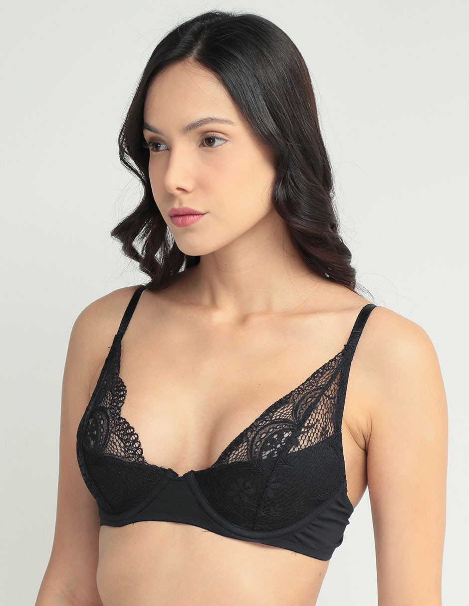 BRASSIERE ILUSION, 34C, NEGRO 70098