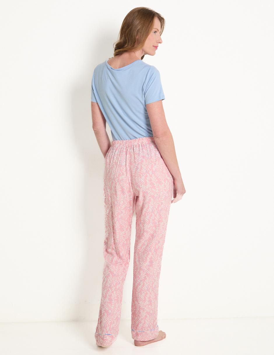 Pantalón pijama de algodón para mujer 2