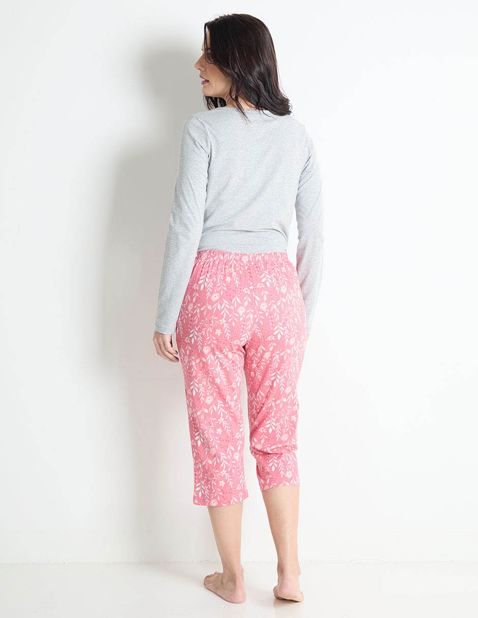 Pantalón pijama de algodón para mujer 2