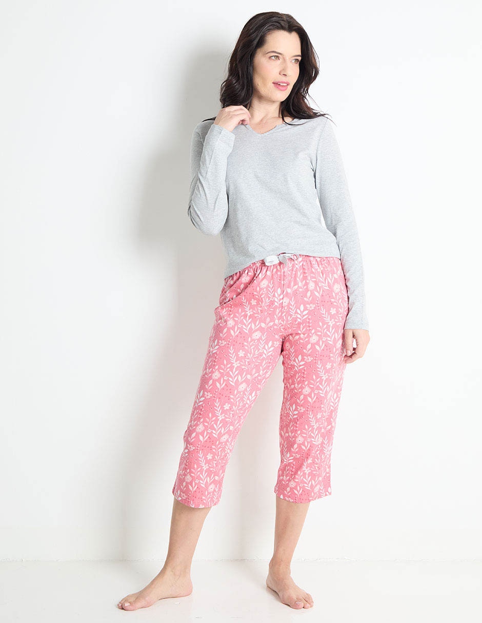 Pantalón pijama de algodón para mujer 3