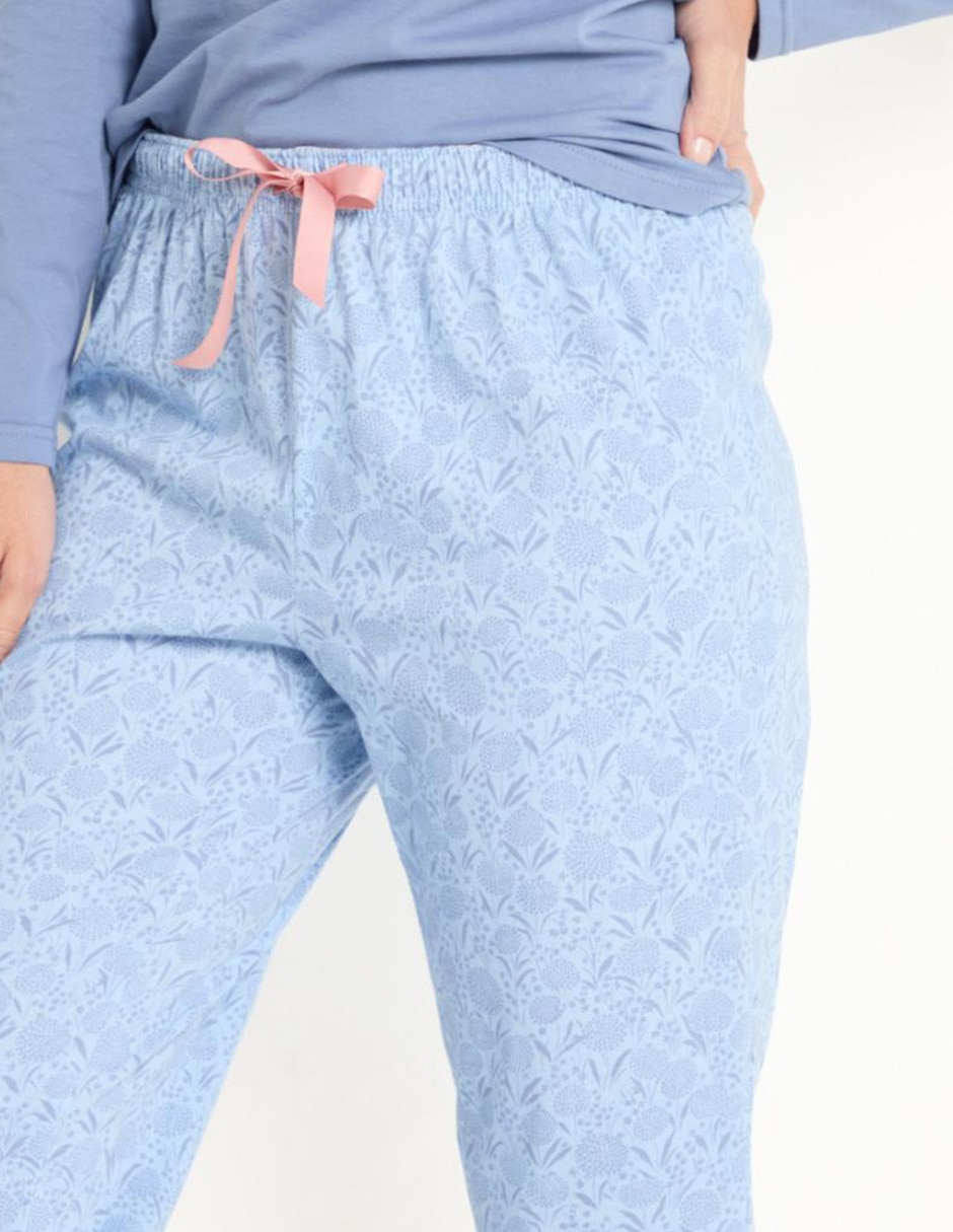 Pantalón pijama de algodón para mujer 4