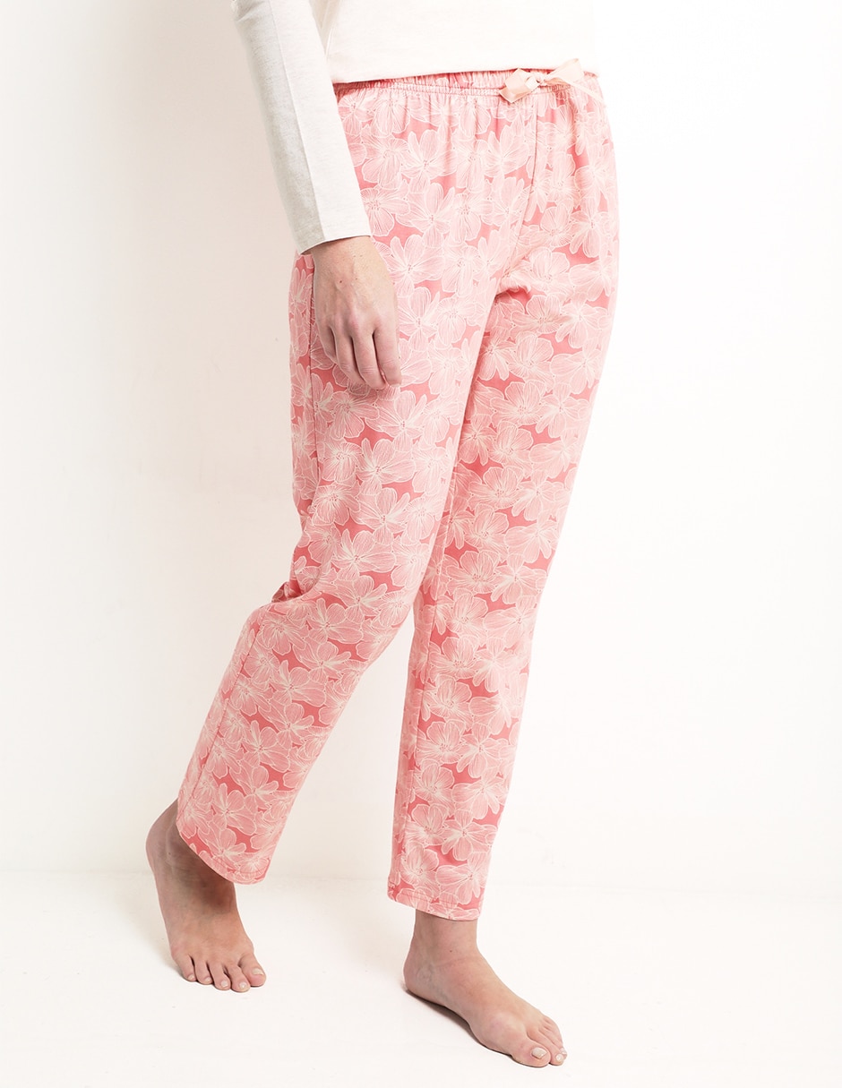 Pantalón pijama de algodón para mujer 1