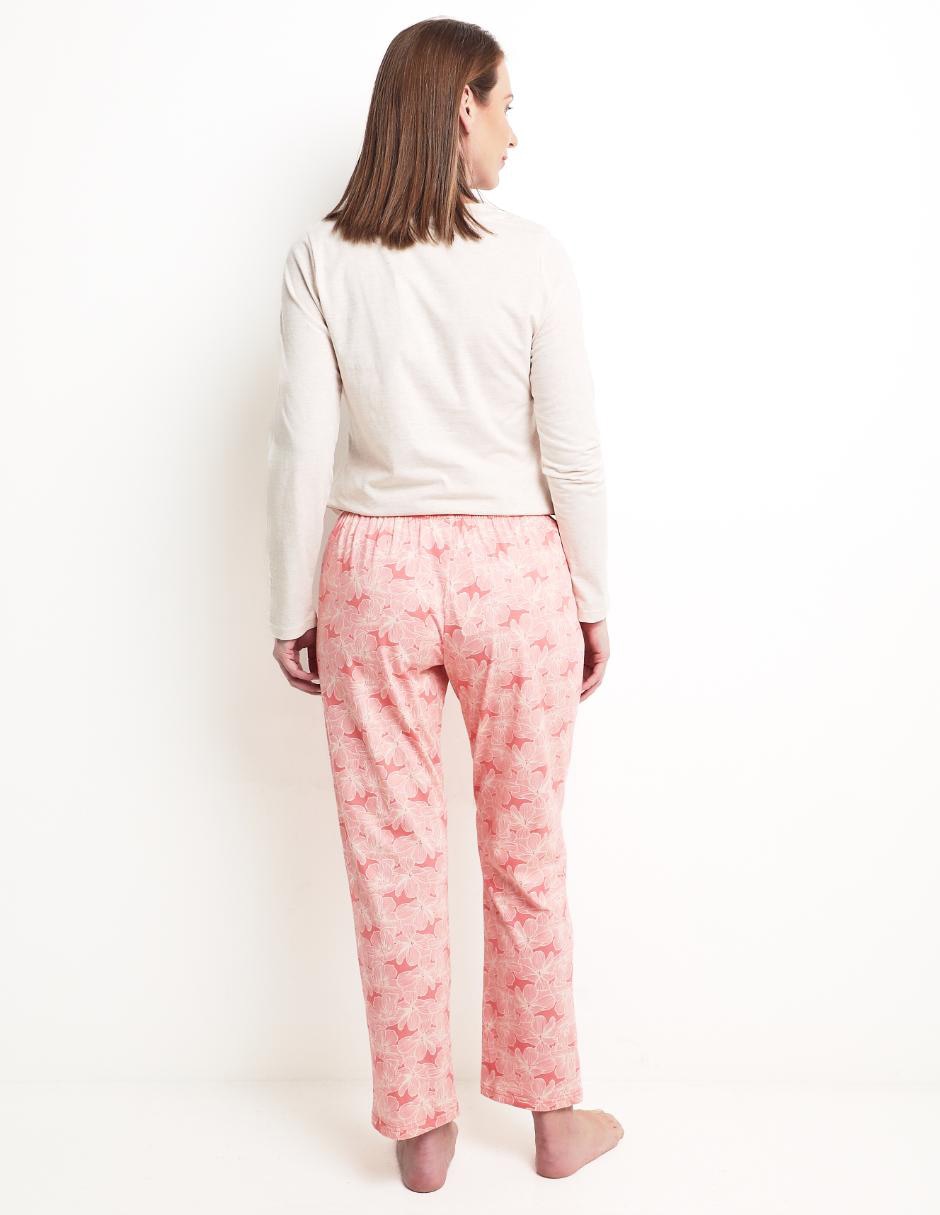 Pantalón pijama de algodón para mujer 2