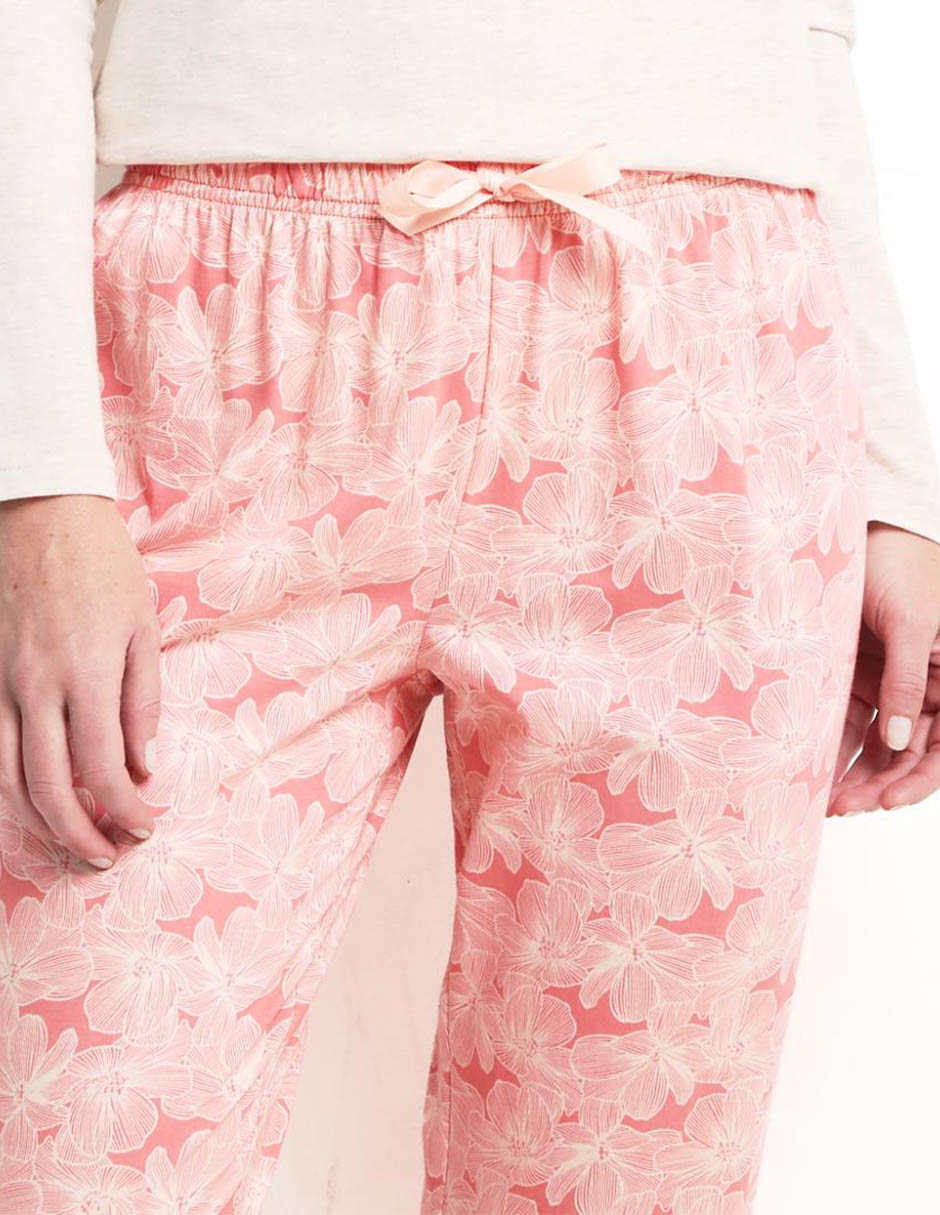 Pantalón pijama de algodón para mujer 4