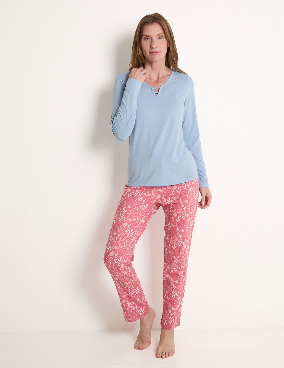 Pantalón pijama de algodón para mujer 3