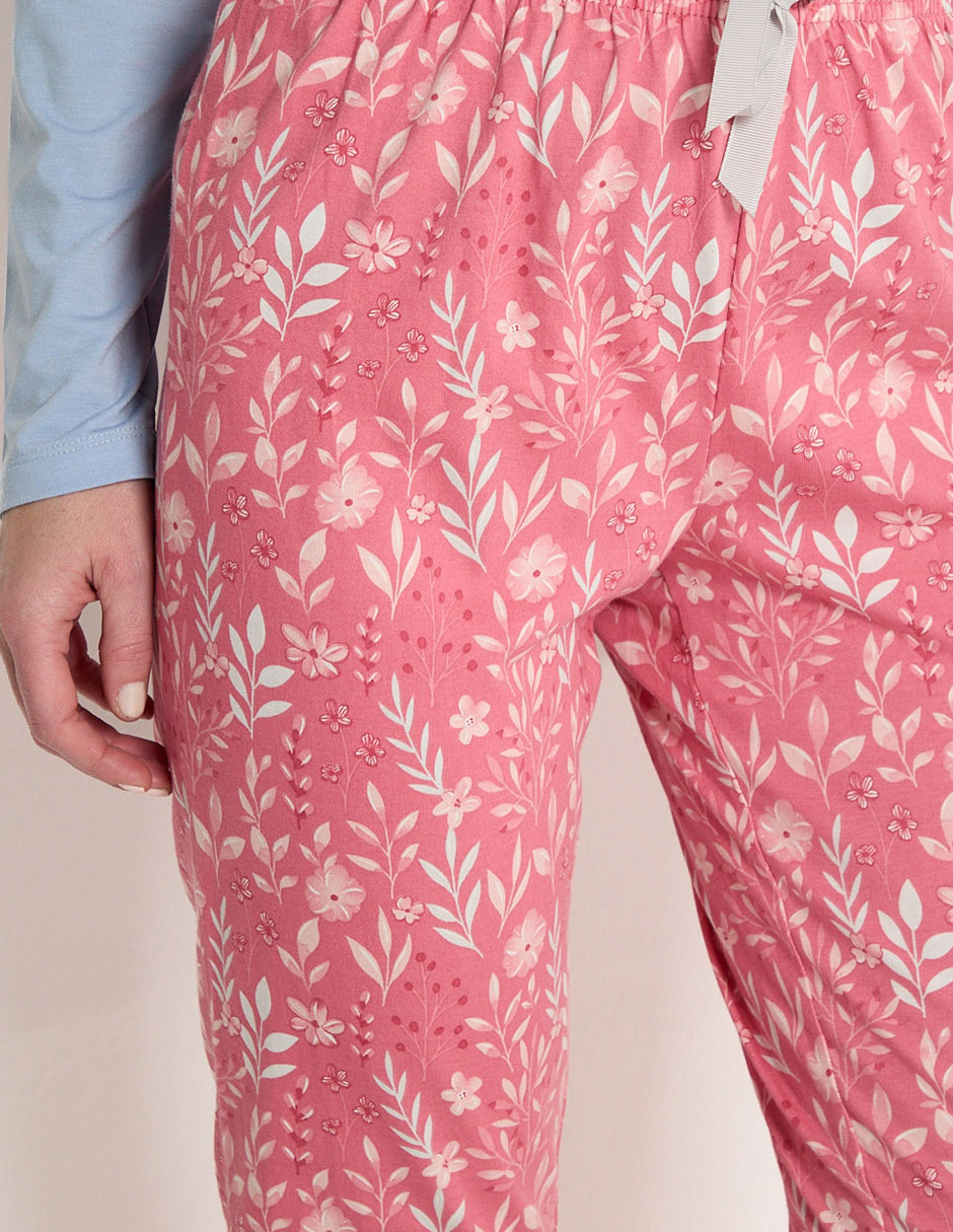 Pantalón pijama de algodón para mujer 4