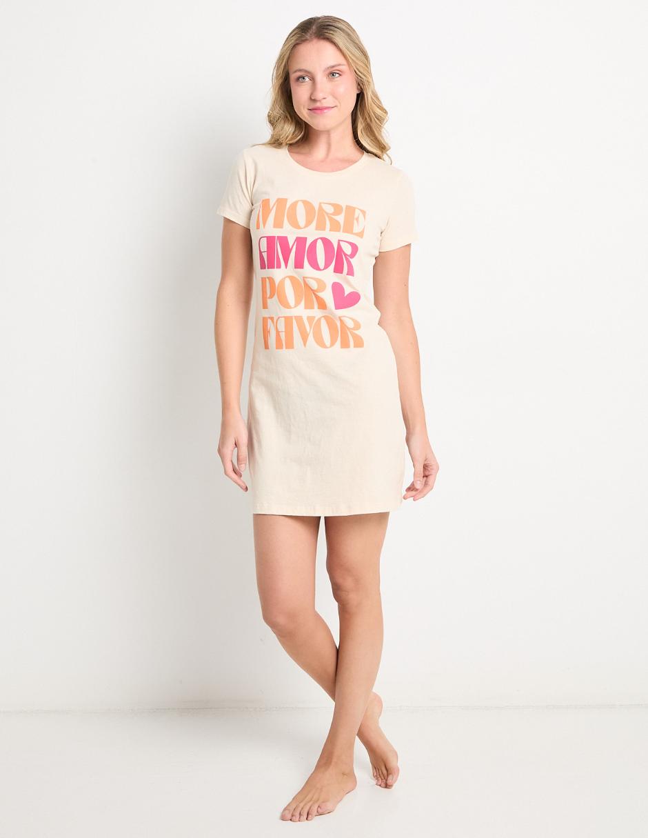 Camisón estampado