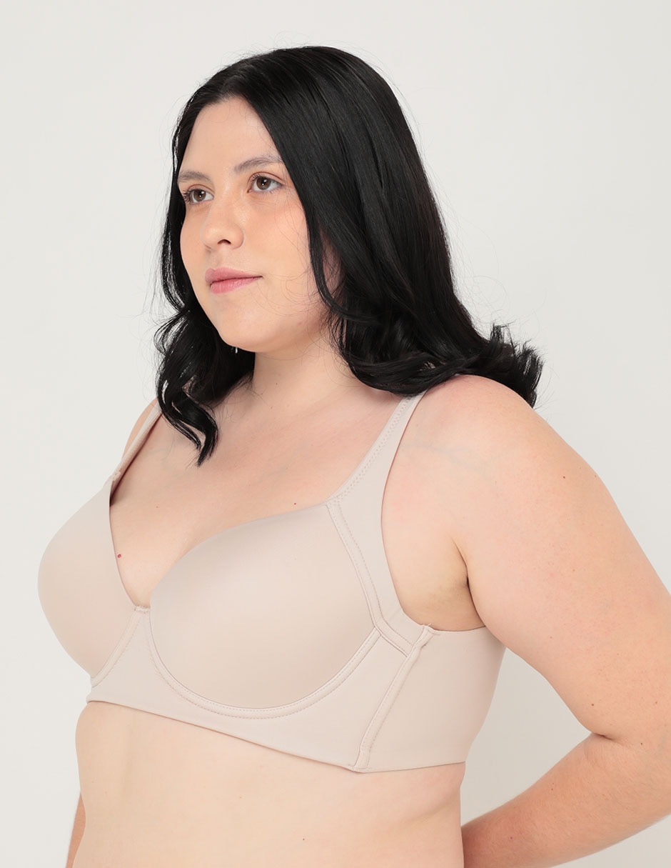 Brassiere demi con copa para mujer 2
