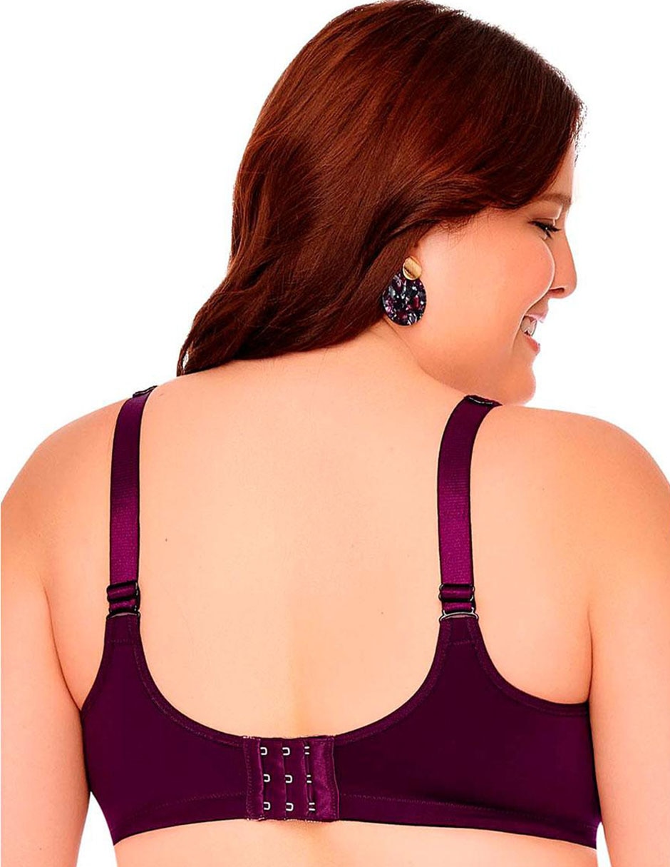 Brassiere peto medio con copa para mujer 3