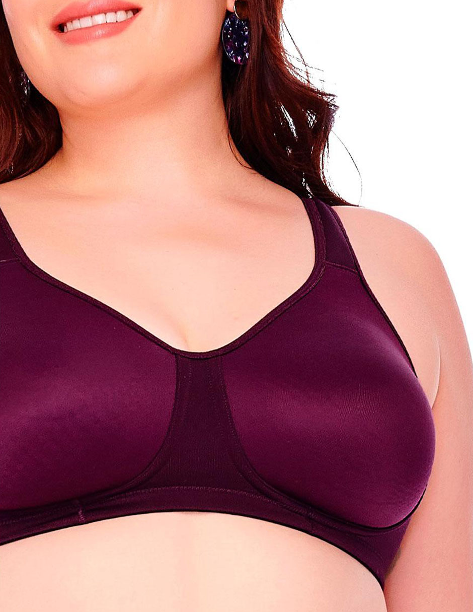 Brassiere peto medio con copa para mujer 4