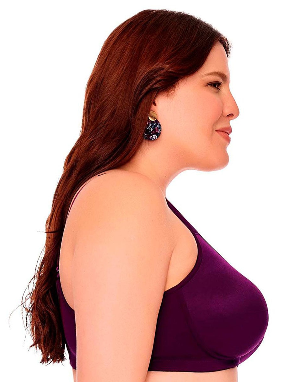 Brassiere peto medio con copa para mujer 5