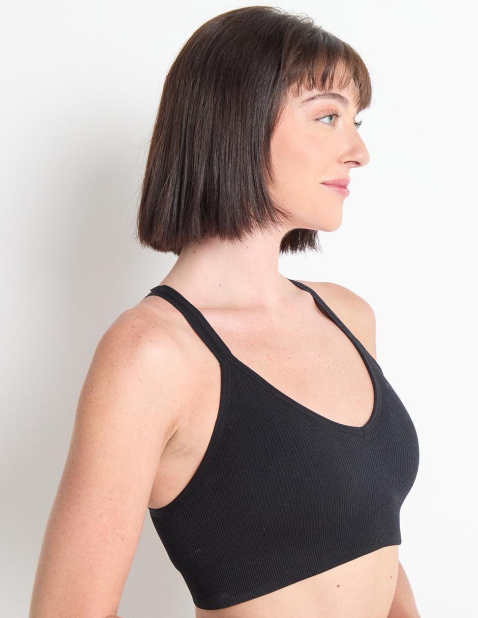 Brassiere deportivo copa preformada para mujer 2