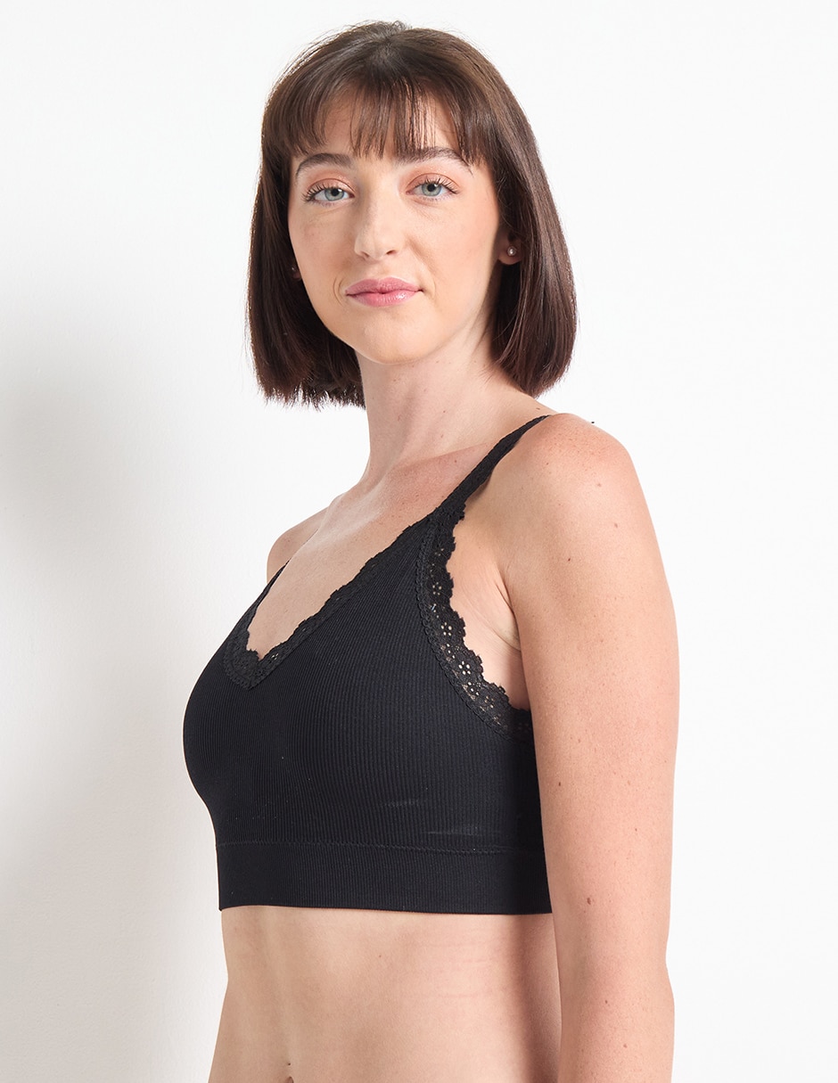 Bralette copa preformada para mujer 2