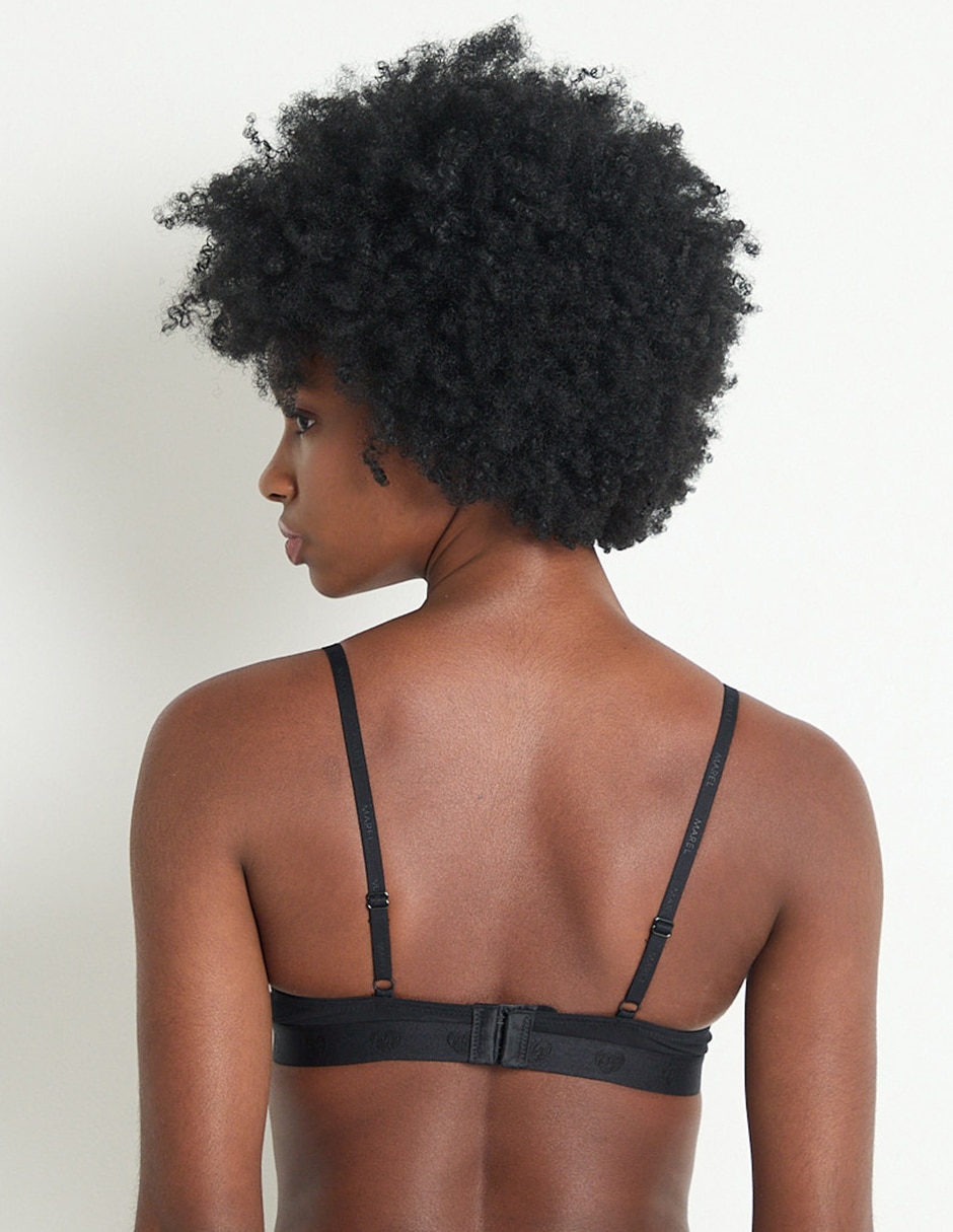Brassiere demi copa preformada para mujer 3