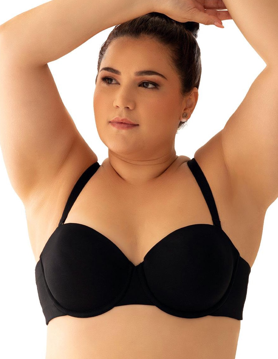 Brassiere demi copa preformada para mujer Brassiere demi copa preformada para mujer
