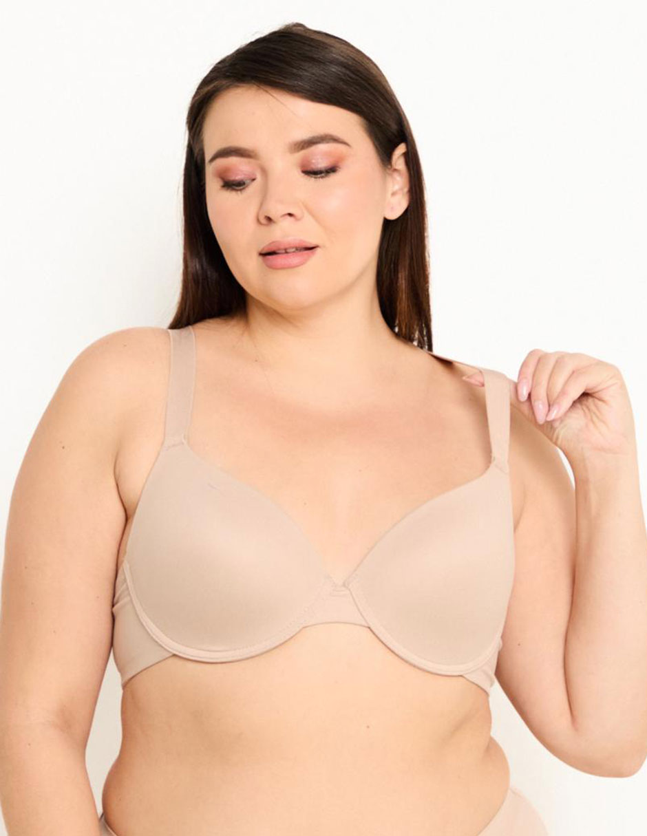 Brassiere demi con copa para mujer 2
