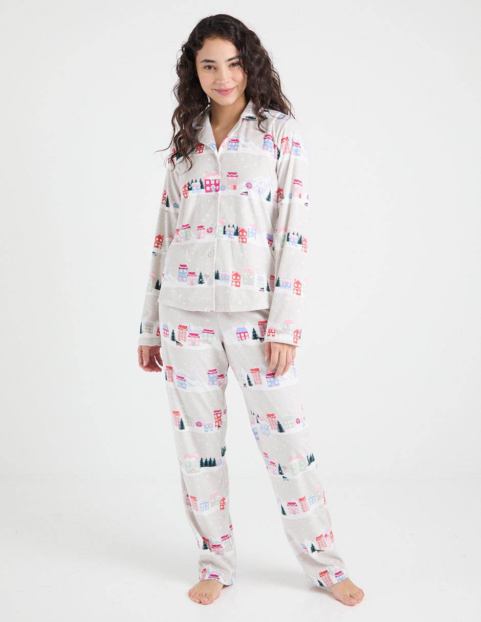 Conjunto pijama navideño Non Stop para mujer Buen Fin Suburbia