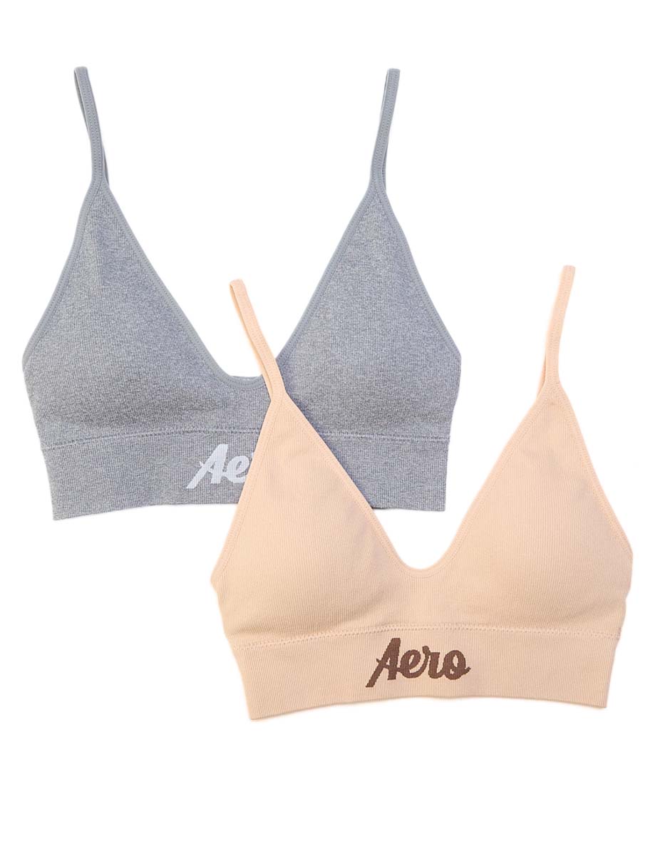 Set brassiere demi copa removible para mujer 5