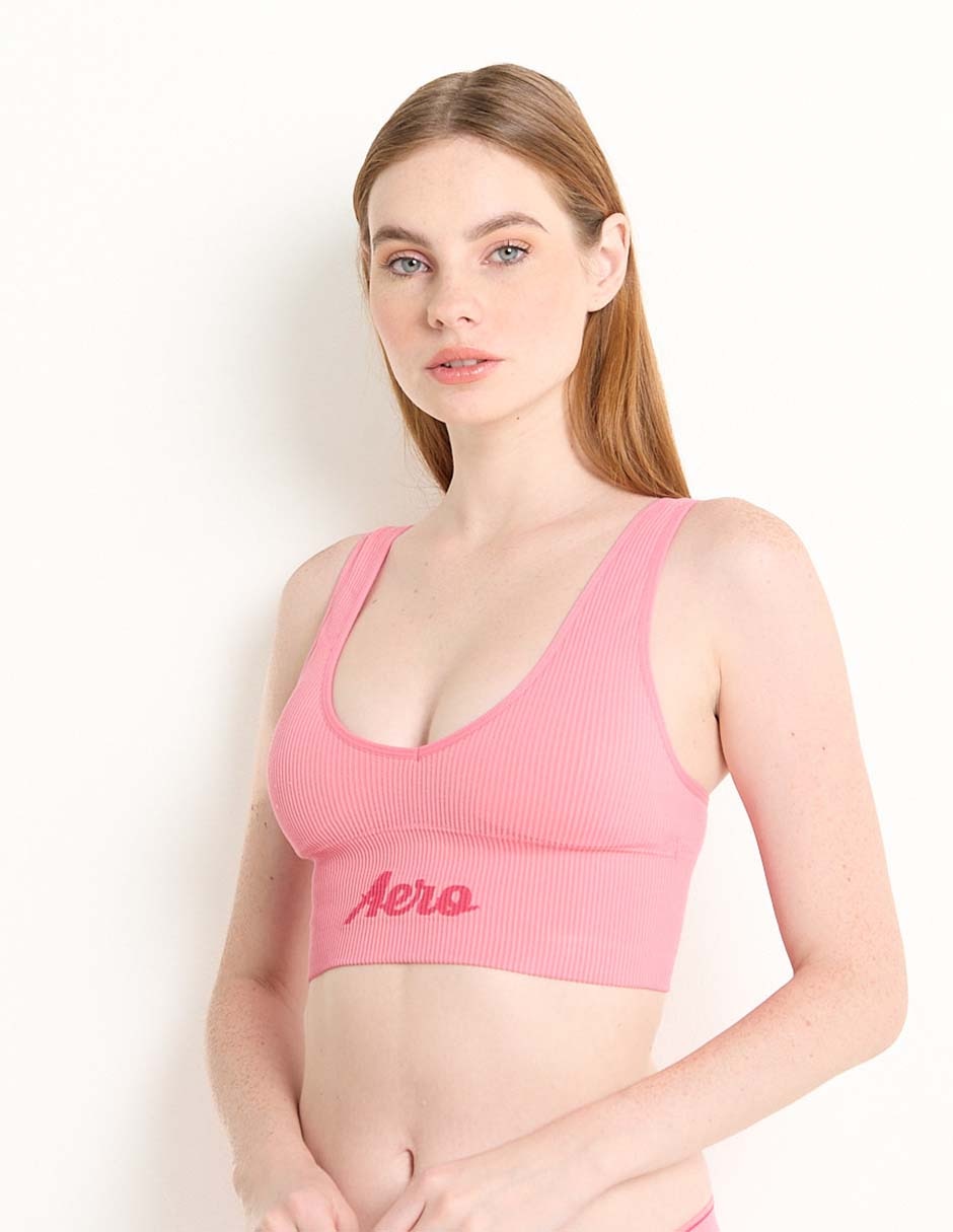 Set brassiere peto medio Aéropostale copa preformada para mujer 2