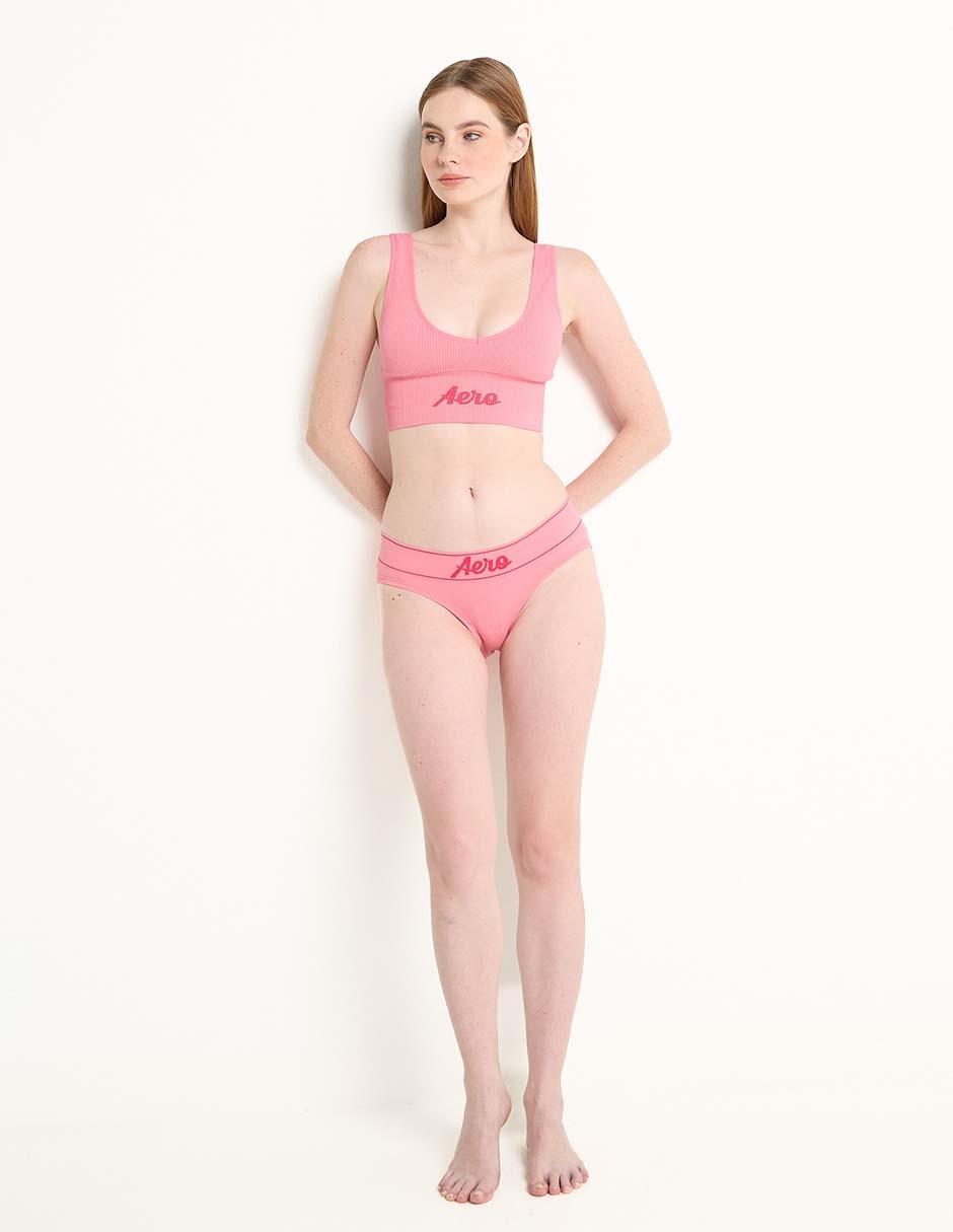 Set brassiere peto medio Aéropostale copa preformada para mujer 5