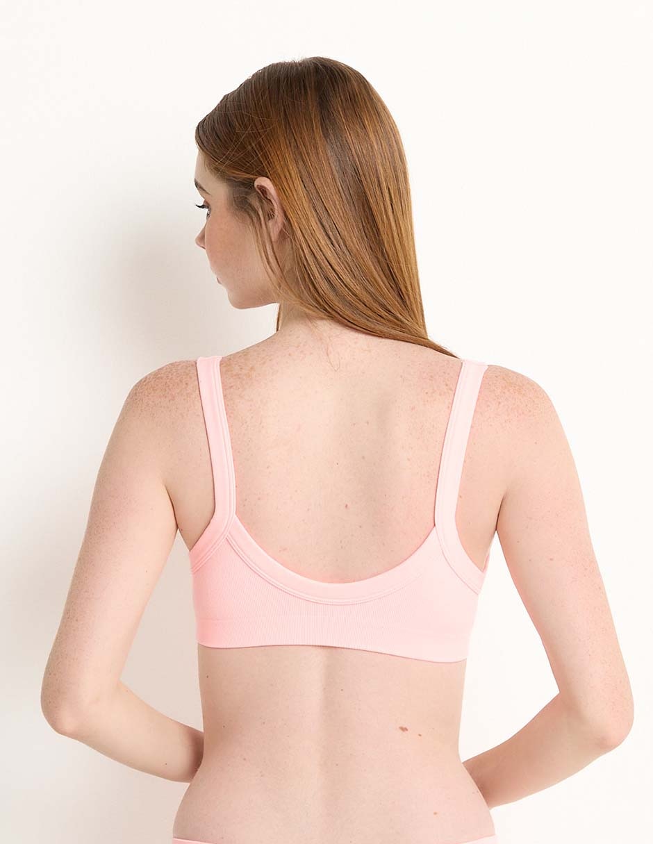 Set brassiere peto medio copa preformada para mujer 3