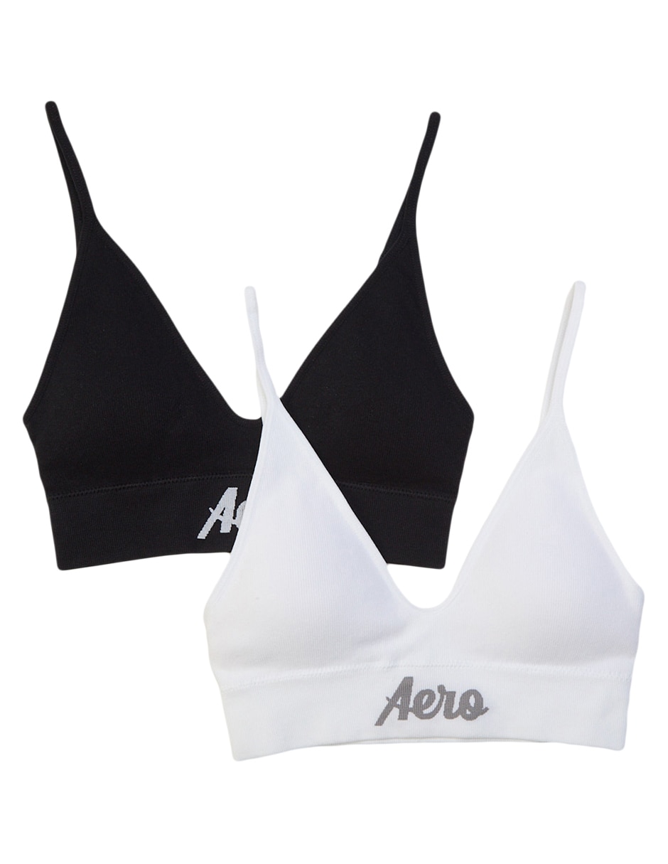 Set brassiere trianggle Aéropostale con copa preformada para mujer 5