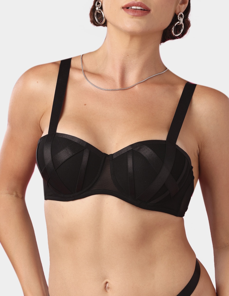 Brassiere demi Vicky Form con copa para mujer Suburbia
