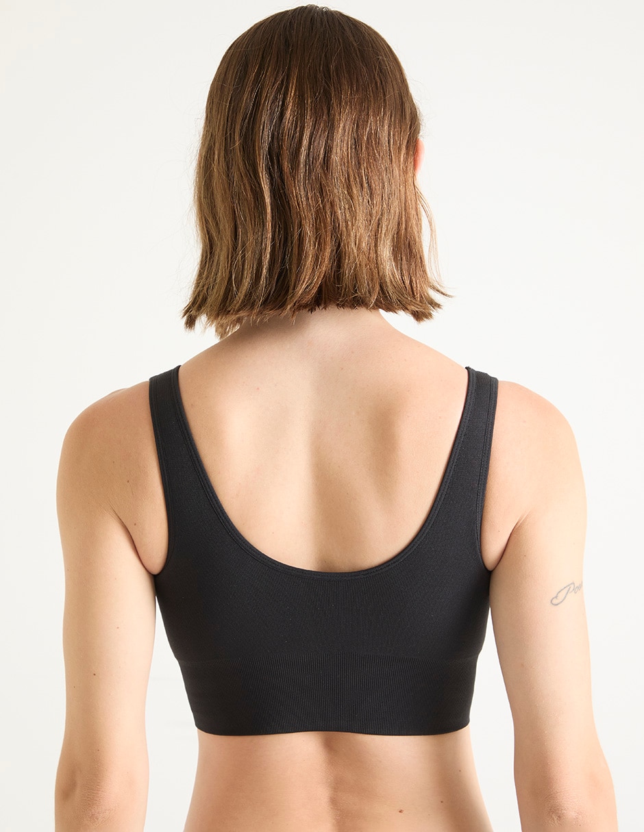 Brassiere deportivo con copa seamless para mujer 3