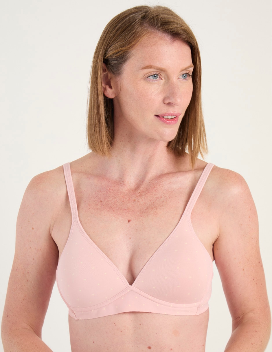 Brassiere triangle copa preformada para mujer 1