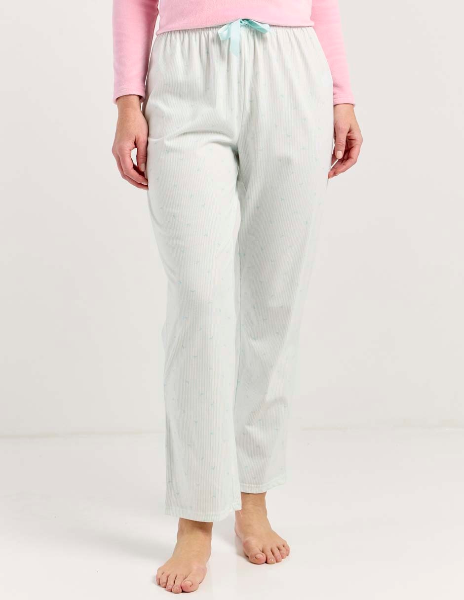 Pantalón pijama de algodón para mujer