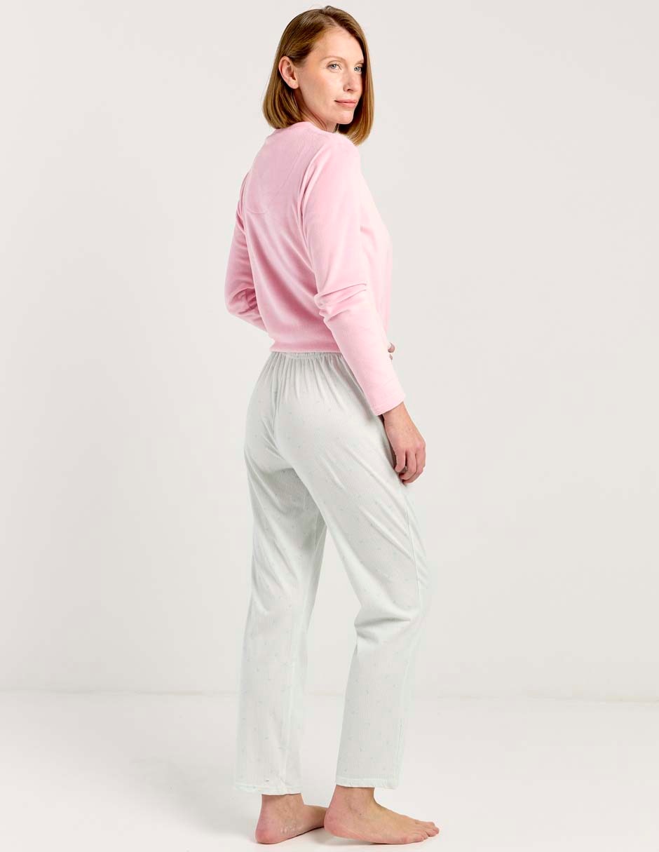 Pantalón pijama de algodón para mujer 2