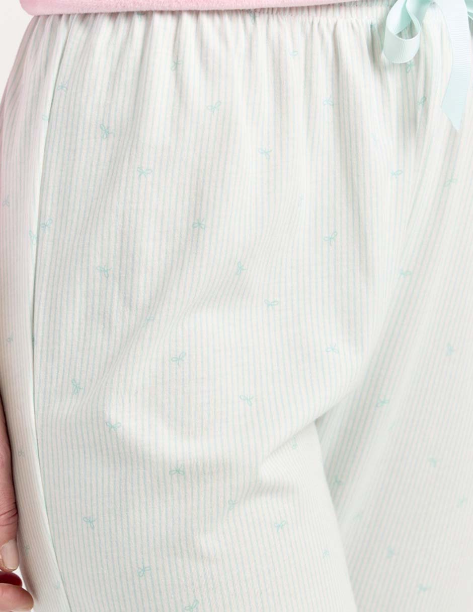 Pantalón pijama de algodón para mujer 4