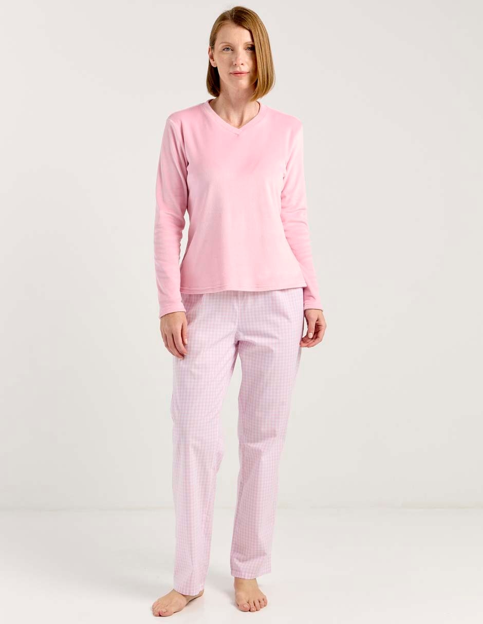 Pantalón pijamero regular para mujer 3