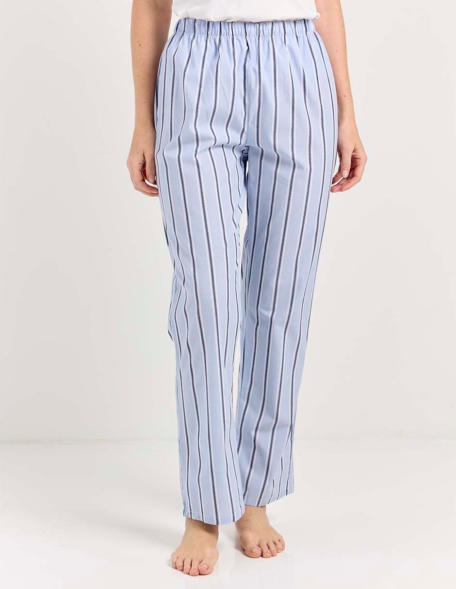 Pantalón pijamero regular para mujer